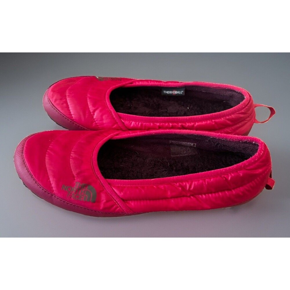 The North Face Women Sz 10 Thermoball Traction Mule V Slippers -Hot Pink/Cerise